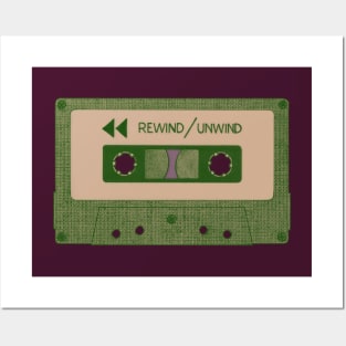 Analog Music (Green Cassette Tape) Posters and Art